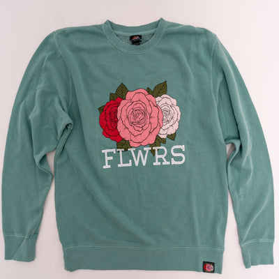 Unisex "FLWRS Are Forever" Core Crewneck Sweater - FLWRS Clothing Inc.